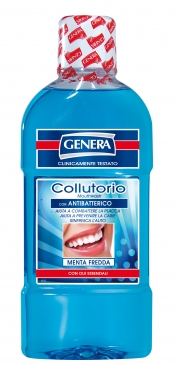 Burnos skalavimo skystis su šaltmėtės ekstraktu "Genera", 500 ml