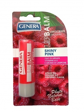 Lūpų balzamas aviečių kvapo "Genera", 5,5 ml