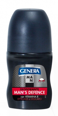Rutulinis dezodorantas vyrams su vitaminu E "Genera Man's Defence", 50 ml