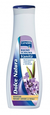 Kvapnios vonios putos su levandomis ir vanile "Genera Vanita", 750 ml