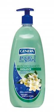 Maitinamasis skystas muilas su baltuoju muskusu "Genera" (galimi kiekio pasirinkimai)