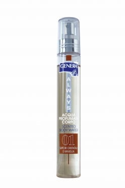 Kvapusis vanduo kūnui "Genera Nr. 01", 75 ml